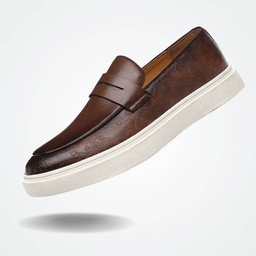Leather Moccasin Slip-On for Men by Lennard