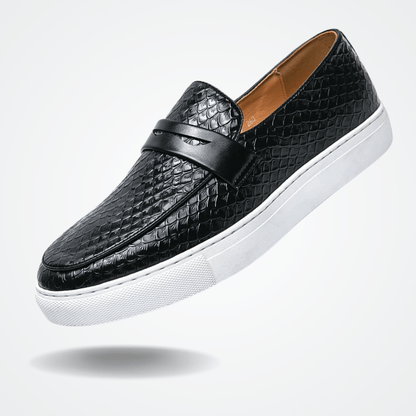 Leather Moccasin Slip On for Men Toulon Lennard